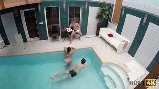 HUNT4K. When you have your own spa, it's easy to pick up a girl