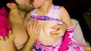 Hot KISSING with a horny CHEERLEADER Nico Yazawa - ORGASM
