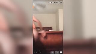 19 year old thot busting it open