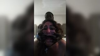 BBC rough fucks PAWG MILF to ugly (close up)