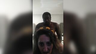 BBC rough fucks PAWG MILF to ugly (close up)