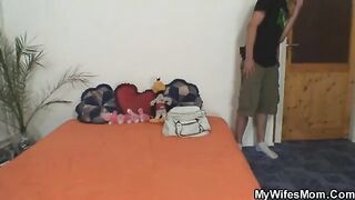 m.-in-law takes it hard from behind