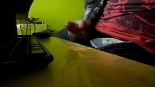 Young man plays