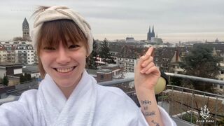 Quick fuck with a view of the cathedral!