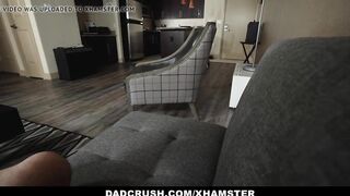 DadCrush - Slender Teen Fucks StepDad For Money