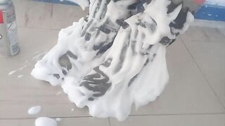 Fun with grey boots