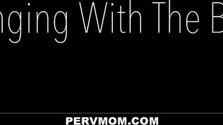 Son rejects Moms Hug and pulls out Cock