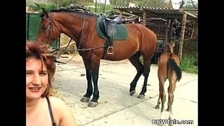 Chubby milf enjoying in hot country