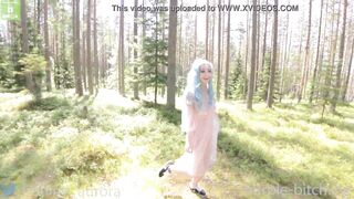 Elves loves big BadDragon dildo in pussy cute young girl