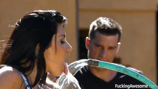 Fucking Awesome - Romi Rain's Car Wash Escalate To Intense Sex