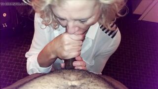 Very hot granny really love to suck bbc