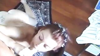 redhead deepthroat