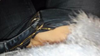 Girl Masturbates at work