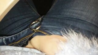 Girl Masturbates at work