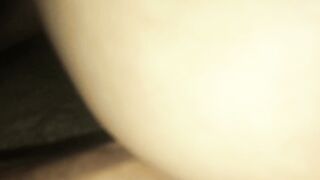 Old Asian Lady Gets Pounded With A Stealthy Creampie