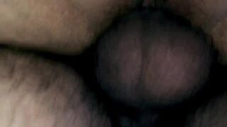 Old Asian Lady Gets Pounded With A Stealthy Creampie