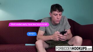Brunette gets fucked by her stepbrother
