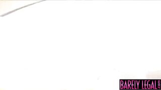 Young slut Samantha Saint passionately pounded and fed cum