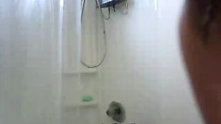 Big Tit Girl in Shower
