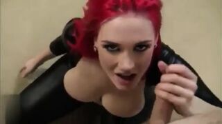 POV sex with redhead chick