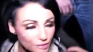 Women wearing lipstick
