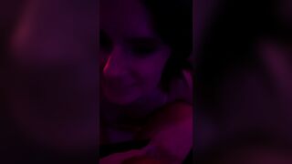 Stepsister tried on underwear and sucked my dick - cum inside pussy