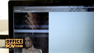 POV - Banging the busty boss lady in your dreams