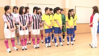 Sex on the girls soccer team in Japan with older men, Blowjob, hairy pussy, Teen+18, dildo fucking, Amateur Sex