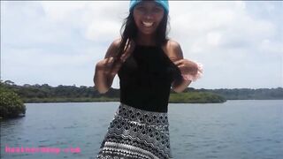 I eat my creampie on my boat