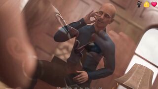 3d Game - THE OFFICE - Gameplay #17 Lustful Chick Anal Fuck toy with Boss