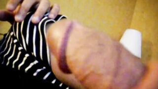 Stepmom naughty at young stepson dick handjob bedtime storie