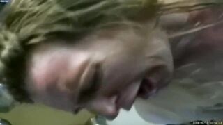 Big Titted Wife Sucking Her First BBC Dick