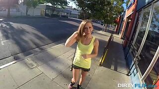 Dirty Flix - Petite fashion fan Norah Nova gets fucked