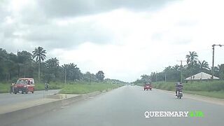 House was so boring so we drove many Miles to fuck outdoor