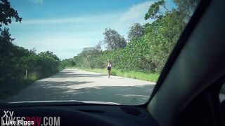 PICKING UP A HITCHHIKER IN THE AUSTRALIAN OUTBACK