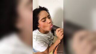 Cheating girlfriend secretly gives BLOWJOB to her boyfriend's best friend -amateur couple- Nysdel