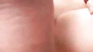 Young blonde babe Claudia Downs takes hard black cock in her twat from the back