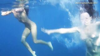 Girls on Tenerife underwater lesbians