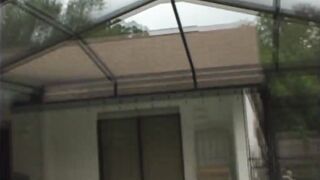 Hot Little Blonde Gets Fucked Out by the Pool