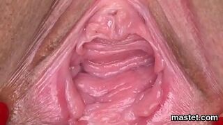 Wicked czech cutie stretches her tight vagina to the bizarre