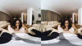 Passionate Sex with Big Tits Brunette in VR