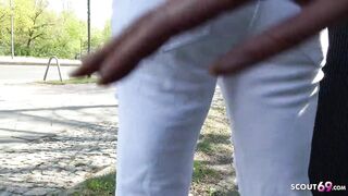 GERMAN SCOUT - MATURE JULIA SEDUCE ANAL AT STREET CASTING