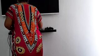 I masturbate in front of my stepmother so she can suck my cock.
