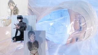 Xiaomeng in Kigurumi Bagged and Vacuumed
