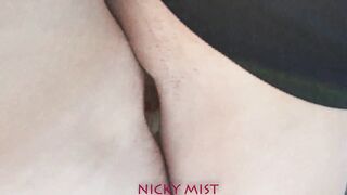 I met my stepbrother on the way outdoor fucking