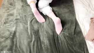 Mom caught her slutty step daughter with cum all over her face