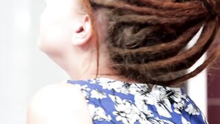 Doggystyle cumshot on teen ass
