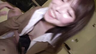 "I Was Waiting for Something Like This..." A Beautiful Girl in School Uniform! Wet and Wild Pussy (part 3)
