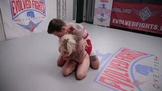 Petite Nikki Delano challenges Will Hvoc in wrestling