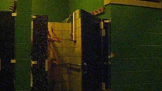 Brandon Bennett fucking in shower with tranny wife Morgan